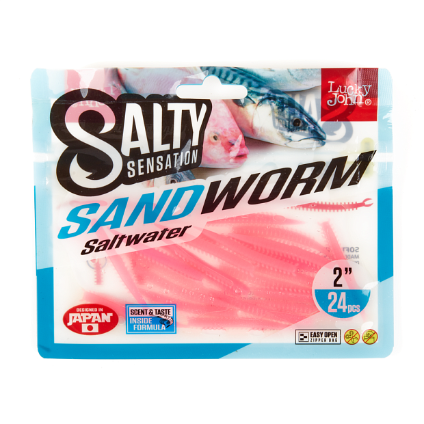 Tārpi Lucky John Salt Water SANDWORM 2.0