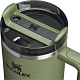 Termokrūze ar salmiņu Stanley THE QUENCHER H2.0 FlowState Tumbler 1.18L Zaļš