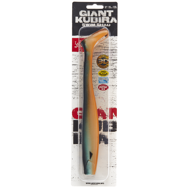 Vibroastes Lucky John 3D BBS Series GIANT KUBIRA SWIM SHAD 10.3