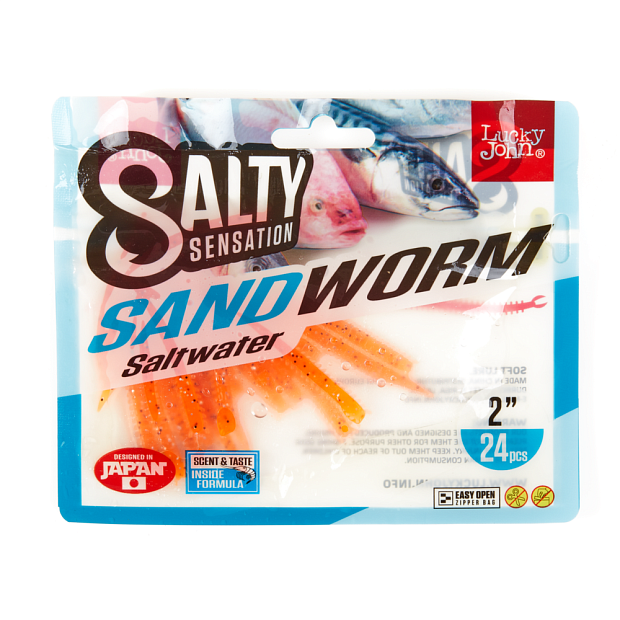 Tārpi Lucky John Salt Water SANDWORM 2.0