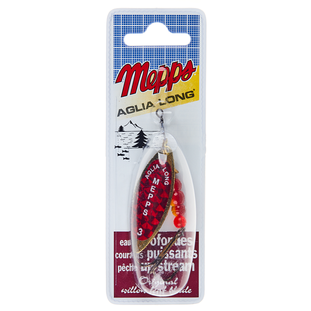 Vizulis Mepps AGLIA LONG Redbow/Gold #3 (11,5g)
