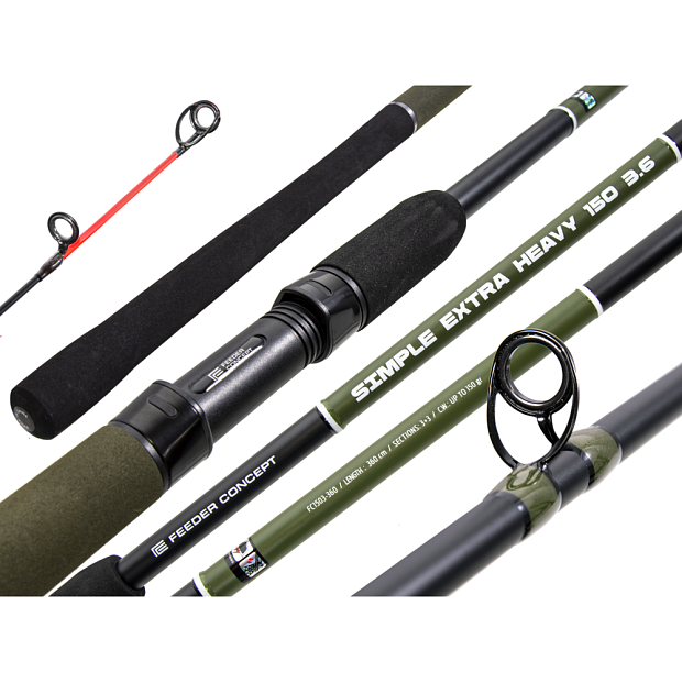 Fīdermakšķere Feeder Concept Simple EXTRA HEAVY 150