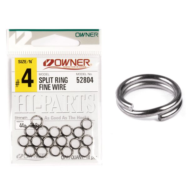 Riņķi Owner SPLIT RING FINE WIRE