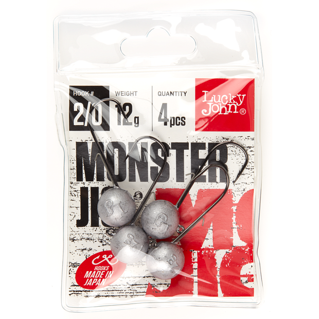 Džiggalvas Lucky John MONSTER JIG #2/0 4gab.