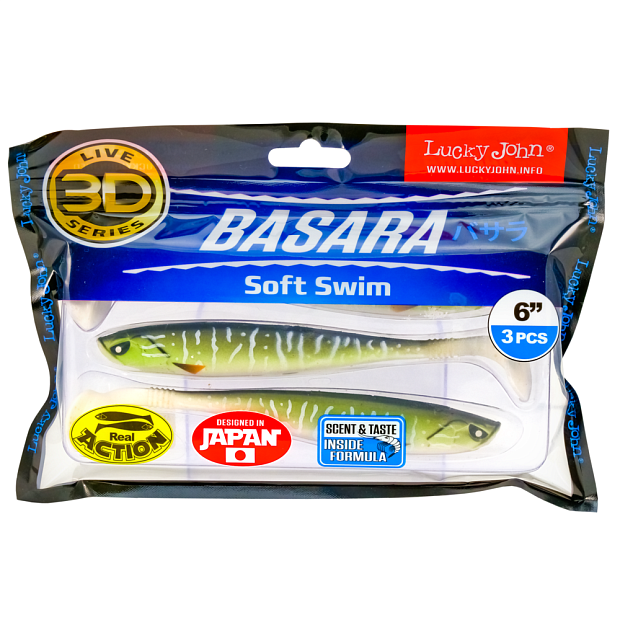 Vibroastes Lucky John 3D Series BASARA SOFT SWIM 6.0