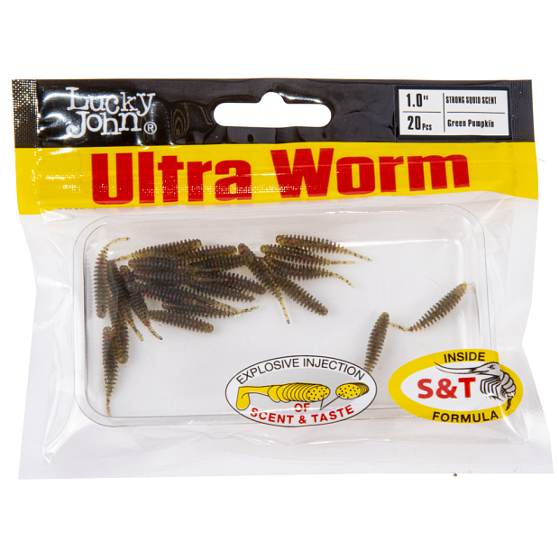 Tārpi Lucky John Pro Series ULTRA WORM 1.0