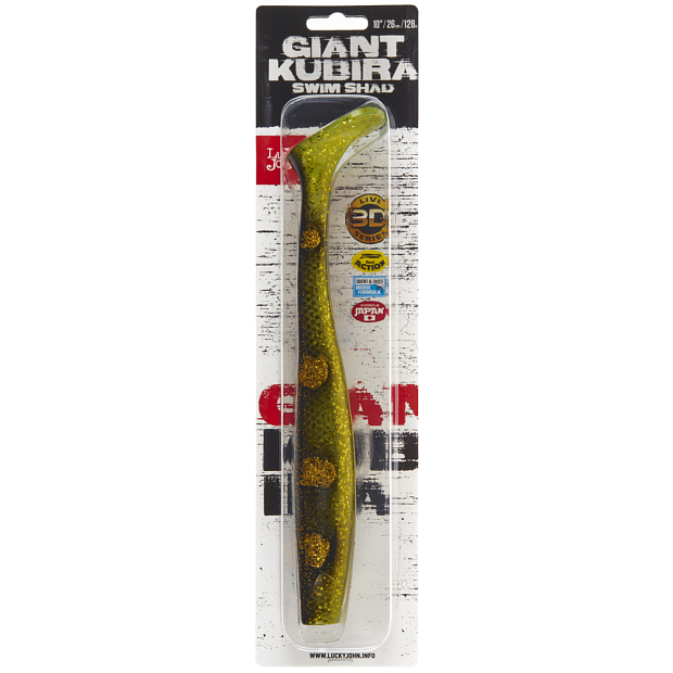 Vibroastes Lucky John 3D BBS Series GIANT KUBIRA SWIM SHAD 10.3