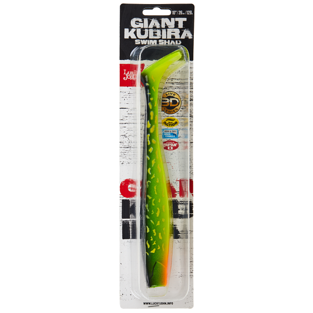 Vibroastes Lucky John 3D BBS Series GIANT KUBIRA SWIM SHAD 10.3